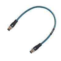 OP-88791 - M12, código D, macho / M12, código D, macho Cable Ethernet 10 m