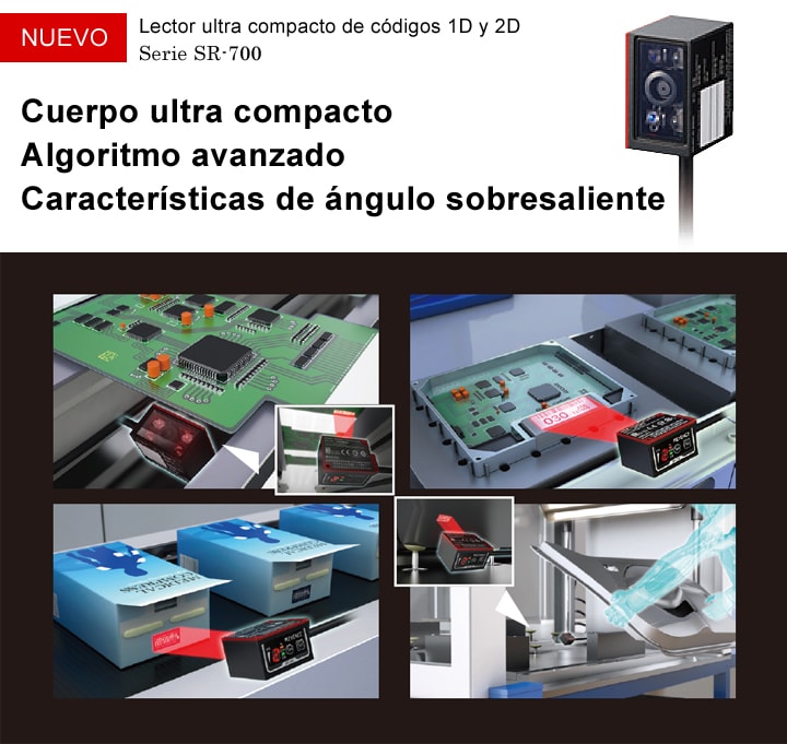 Serie SR-700 Lector de códigos ultra compacto Catalogo (Español)