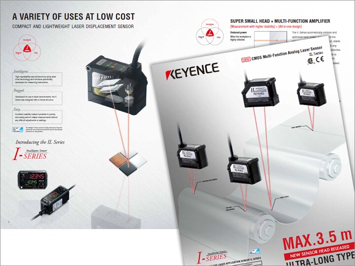 Serie IL Sensor Láser CMOS Analógico Multi-función Catalogo (Inglés)