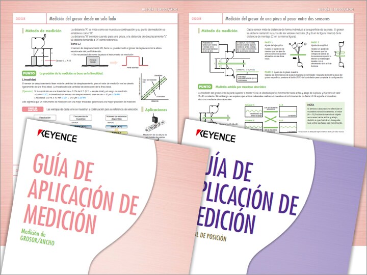 GUÍA DE APLICACIÓN DE MEDICIÓN [Medición de GROSOR/ANCHO] (Español)