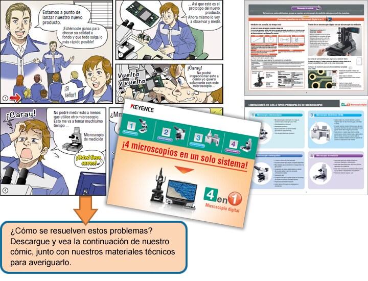 ¡4 microscopios en un solo sistema! 4 en 1 Microseconpio digital (Español)