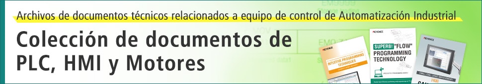 [Archivos de documentos técnicos relacionados a equipo de control de Automatización Industrial] Colección de documentos de PLC, HMI y Motores