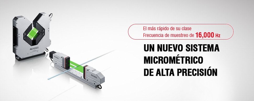 [El más rápido de su clase Frecuencia de muestreo de 16,000 Hz] UN NUEVO SISTEMA MICROMÉTRICO DE ALTA PRECISIÓN