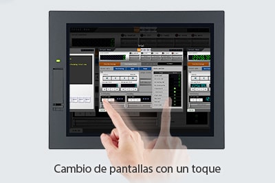 Cambio de pantallas con un toque