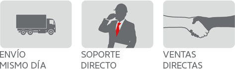 ENVÍO MISMO DÍA / SOPORTE DIRECTO / VENTAS DIRECTAS