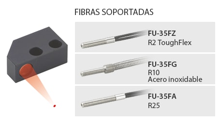 [Supported fibers] FU-35FZ R2 ToughFlex / FU-35FG R10 Stainless
                                            steel / FU-35FA R25