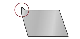 Deformación de cantos