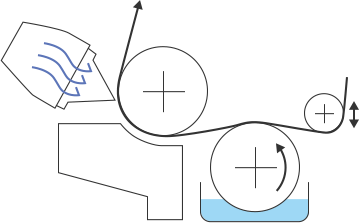 Imagen de recubrimiento de cuchillo de aire (rasqueta de aire)