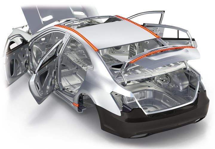 Ejemplo de aplicaciones de soldadura fuerte por láser en la fabricación de automóviles