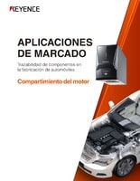 APLICACIONES DE MARCADO Trazabilidad de componentes en la fabricación de automóviles [Compartimiento del motor]