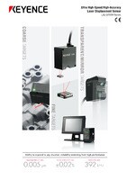 Serie LK-G5000 Sensor de Desplazamiento Láser. Ultra alta velocidad y precisión Catálogo