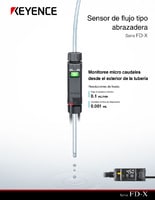 Serie FD-X Sensor de flujo tipo abrazadera Catálogo
