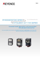 SR-5000/2000/1000 Series MITSUBISHI iQ-F FX5 SERIES Connection Guide: Ethernet-PLC Link Communication CPU with Built-In Ethernet Port