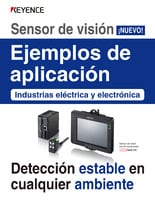 Sensor de visión Ejemplos de aplicación [Industrias eléctrica y electrónica]