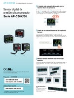 Serie AP-C30/30 Sensores digitales de presión ultra compactos Catálogo