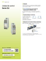 Serie CU Unidad de control Catálogo