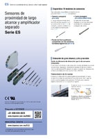 Serie ES Sensores de proximidad de largo alcance y amplificador separado Catálogo