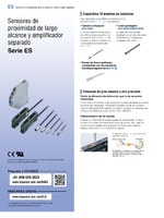 Serie ES Sensores de proximidad de largo alcance y amplificador separado Catálogo