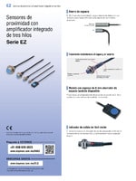 Serie EZ Sensores de proximidad con amplificador integrado de tres hilos Catálogo