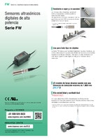 Serie FW Sensores ultrasónicos digitales de alta potencia Catálogo