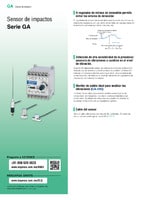 Serie GA Sensor de impactos Catálogo