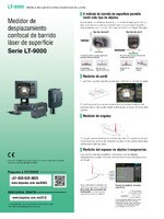 Serie LT-9000 Medidor de desplazamiento confocal de barrido láser de superficie Catálogo