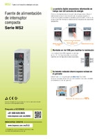 Serie MS2 Fuente de alimentación de interruptor compacta Catálogo