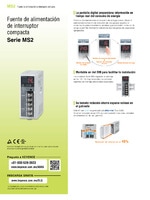 Serie MS2 Fuente de alimentación de interruptor compacta Catálogo