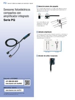Serie PQ Sensores fotoeléctricos amp. int. Catálogo