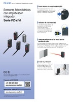 Serie PZ-V/M Sensores fotoeléctricos con amplificador integrado Catálogo