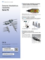 Serie PX Sensores fotoeléctricos resistentes Catálogo