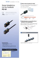 Serie PZ-101 Sensores fotoeléctricos con amplificador integrado Catálogo