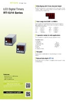 Serie RT Temporizador de LEDs Catálogo