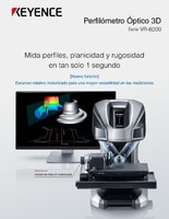 Serie VR-6000 Perfilómetro Óptico 3D Catálogo