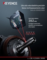 
                        Serie LK-G5000/3000 Ultra alta velocidad/alta precisión Sensor de Desplazamiento Láser Catálogo