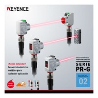 Serie PR-G Sensor Fotoeléctrico con Amplificador Integrado Catálogo