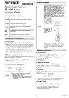 Serie SR-600 Manual de la instrucción (Inglés)