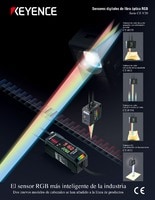 Serie CZ-V20 Sensor digital de fibra óptica RGB de Alta Potencia Catálogo