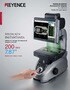 Serie IM-6000 Sistema de medición dimensional de imagen Modelo de campo amplio Catálogo