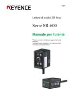Serie SR-600 Manual del usuario (Italiano)