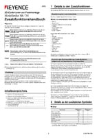 Serie SR-750 Manual de funciones adicionales (Alemán)