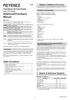 Serie SR-750 Manual de funciones adicionales (Inglés)