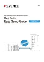 CV-X Series Easy Setup Guide Control/Communication PLC-Link (MELSEC Q Series) (English)