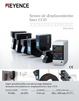 Serie LK-G3000 Sensor láser de desplazamiento de CCD de alta velocidad y alta precisión Catálogo