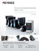 Serie LK-G3000 Sensor láser de desplazamiento de CCD de alta velocidad y alta precisión Catálogo