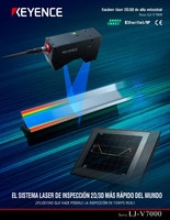 Serie LJ-V7000 Perfilómetro en línea de ultra alta velocidad Catálogo