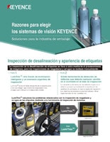 Razones para elegir los sistemas de visión KEYENCE: Soluciones para la industria de embalaje [Inspección de desalineación y apariencia de etiquetas]