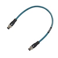 OP-88789 - M12, código D, macho / M12, código D, macho Cable Ethernet 2 m