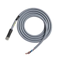 OP-88783 - M12, código L, hembra, trenzado Cable de alimentación 5 m