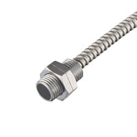 ER-NH100G - Cabezal de sensor Amplificador separado Blindado Tipo de tornillo M10 Tubo espiral de acero inoxidable